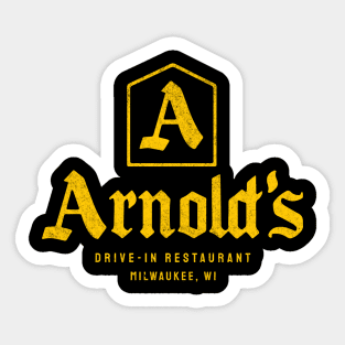 Arnold's - Drive-In Restaurant - Milwaukee, WI - vintage logo Sticker